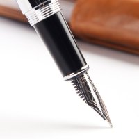 公爵(DUKE)钢笔礼品套装特洛伊黑色德国成人商务钢笔送礼学生练字用书写书法礼品墨囊钢笔公爵钢笔礼盒套装正品