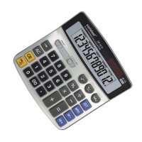 东方灵 DF-815 计算器 双电源计算机 台式计算器 太阳能计算机