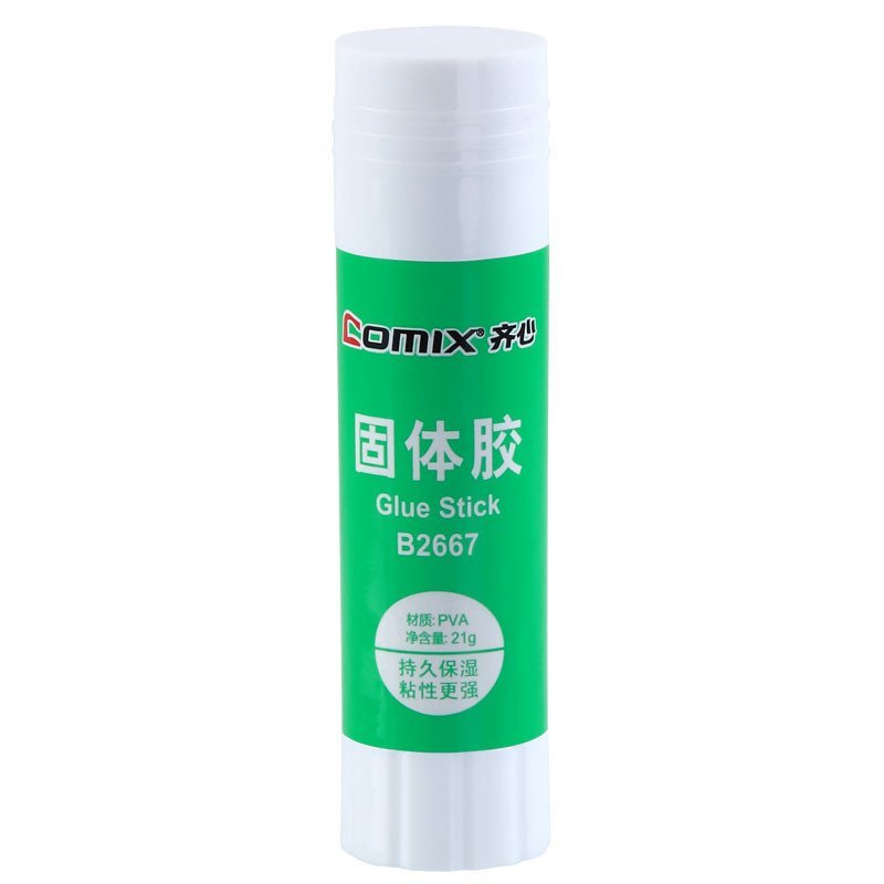 齐心 B2668-N 强力PVP固体胶 36g 12个/盒 (单位:支) 白