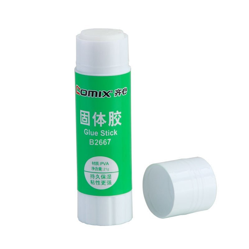 齐心 B2668-N 强力PVP固体胶 36g 12个/盒 (单位:支) 白