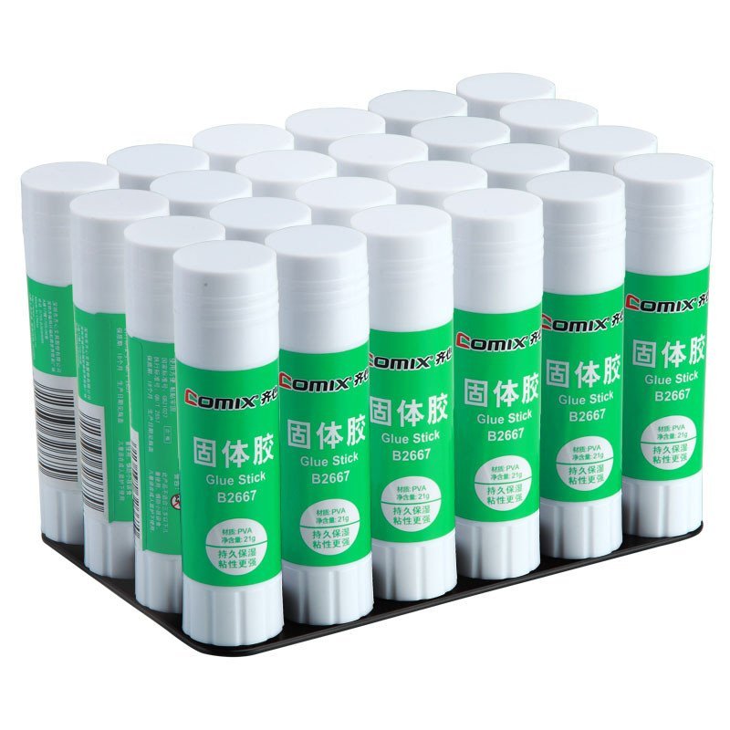齐心 B2668-N 强力PVP固体胶 36g 12个/盒 (单位:支) 白