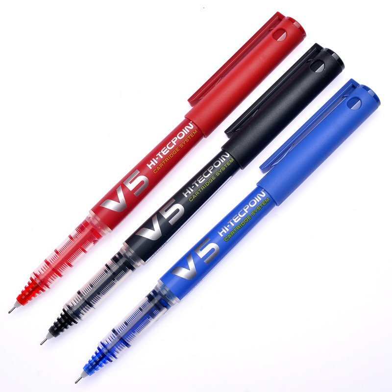 百乐pilotbxcv5针管笔可换墨囊水笔