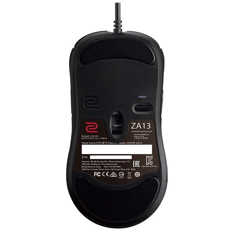 明基(BenQ)ZOWIE GEAR 卓威 奇亚 ZA13 绝地求生 有线电竞吃鸡 游戏鼠标 USB 光电 黑色