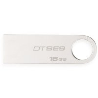 金士顿(Kingston)DT SE9H 16GB 金属U盘 银色亮薄