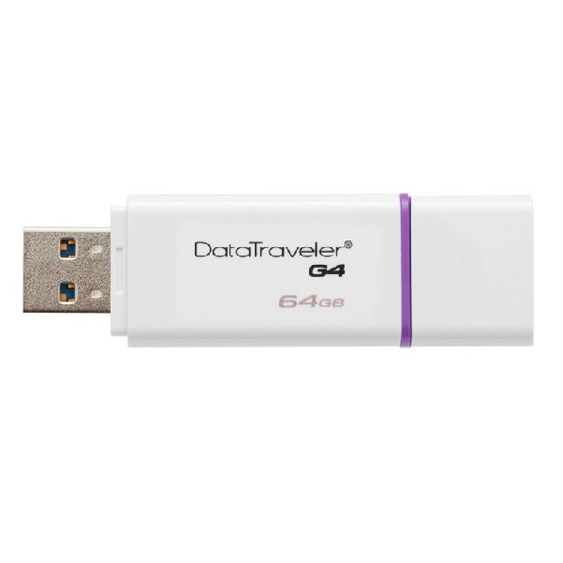 金士顿 DTIG4-64G U盘 紫白色