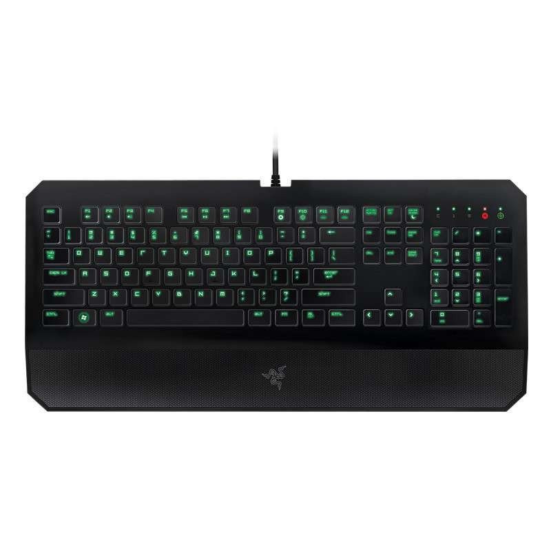 雷蛇(Razer)噬魂金蝎 DeathStalker 有线USB 游戏吃鸡键盘 背光版 黑色