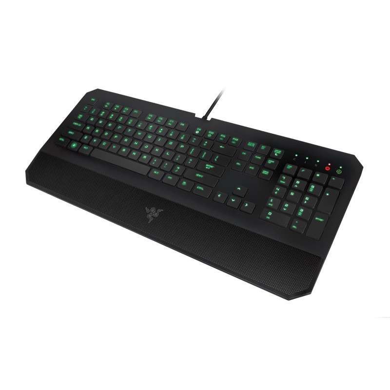 雷蛇(Razer)噬魂金蝎 DeathStalker 有线USB 游戏吃鸡键盘 背光版 黑色
