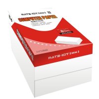 欧标电脑打印纸 A0384 参数规格:381-4 二等份 撕边