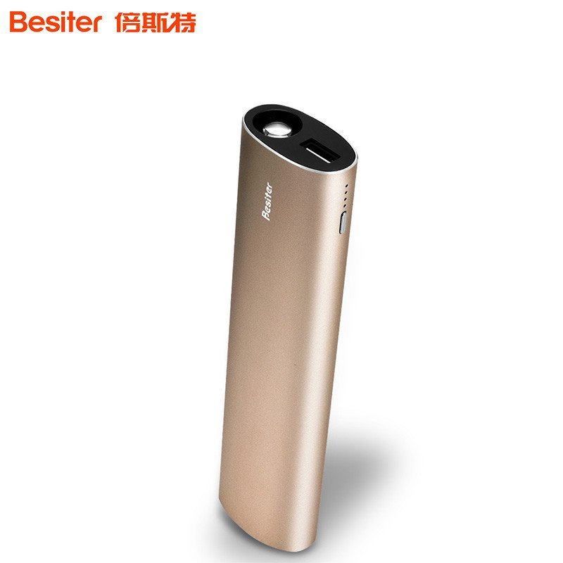 倍斯特 10400毫安 BST-0177特斯拉 定制版 香槟金 移动电源/充电宝
