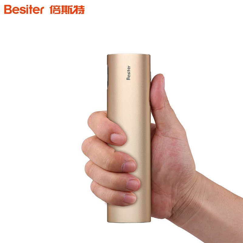 倍斯特 10400毫安 BST-0177特斯拉 定制版 香槟金 移动电源/充电宝
