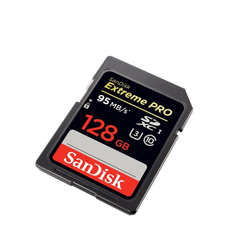 闪迪SD卡 SDSDXPA-128G-Z46 128g 633X 至尊超极速 95Mb/s 黑灰