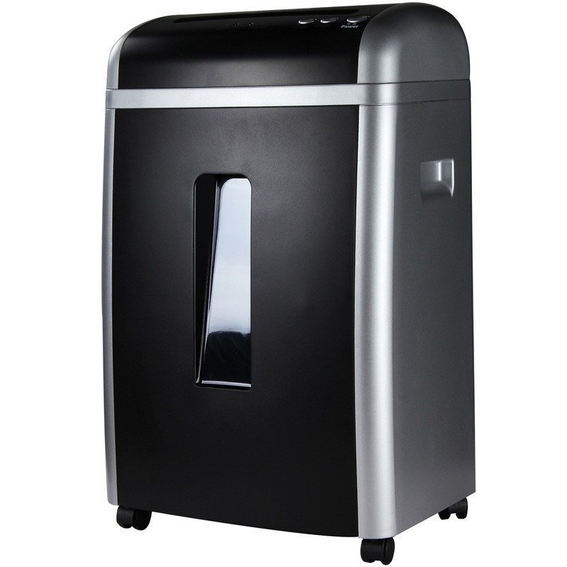 三木碎纸机 SD9355 2*8mm/17.5L/3.2L/4张(可碎光盘/卡片) 黑色