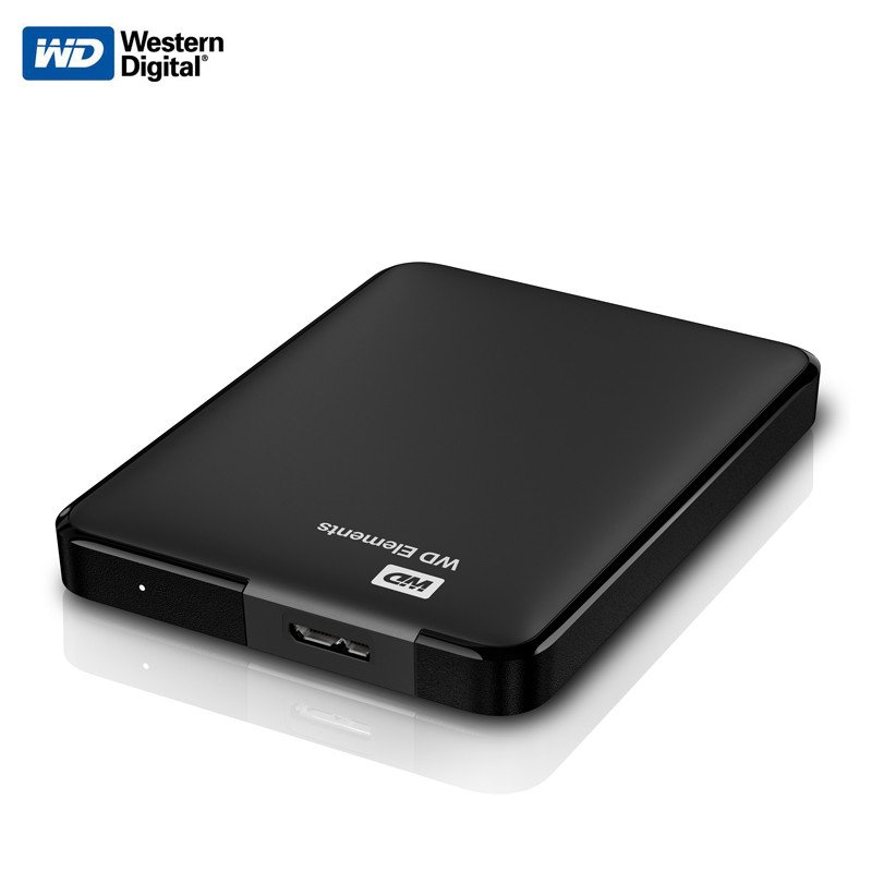 西部数据 Elements Portable 2.5英寸 USB3.0 2TB 移动硬盘高清大图