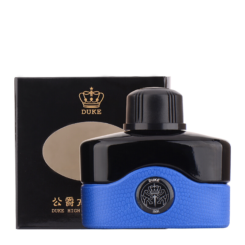 公爵(duke)墨水黑色/蓝黑色/红色非碳素金笔钢笔墨水不堵笔