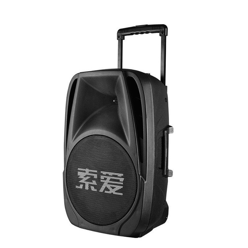 索爱 SA-T12户外拉杆便携重低音炮音响广场舞手提12寸电瓶音箱 黑色