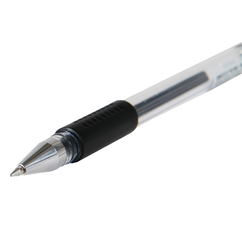 Deli 得力6600ES 经典办公子弹头中性笔/水笔/签字笔 黑色 0.5mm 12支/盒