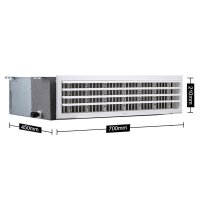 Midea美的中央空调5.5匹 一拖四 全直流变频多联机 MDVH-V140W/N1-612TR(E1)