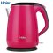Haier/海尔 HKT-2719R电热水壶 双层防烫保温 304不锈钢 电烧开水壶