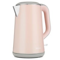 海尔(Haier)电水壶 HKT-2618A 双层防烫保温1.6升容量 304不锈钢 优质温控器 电烧开水壶
