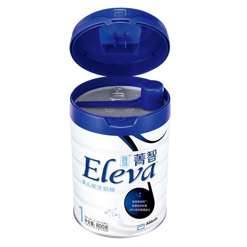 [苏宁自营]雅培ELEVA菁智纯净婴儿配方奶粉1段(0-12个月)800g(爱尔兰原罐进口)