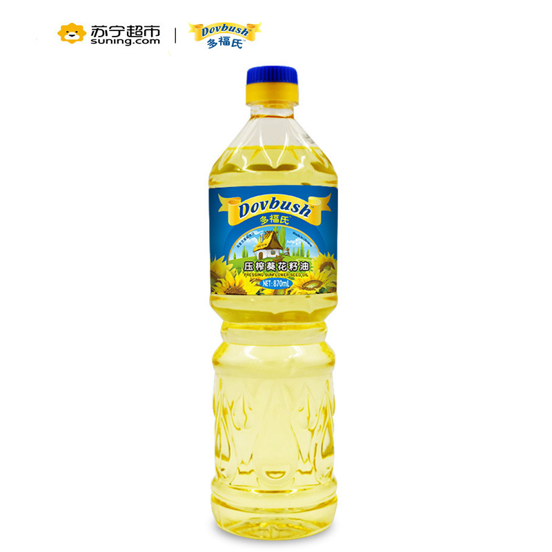 多福氏(Dovbush) 压榨葵花籽油 870mL 乌克兰原瓶原装进口