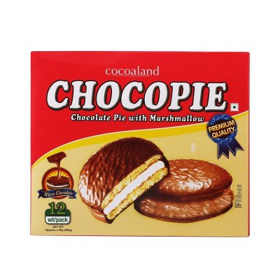 乐一百cocoaland 巧克力派300g 马来西亚进口