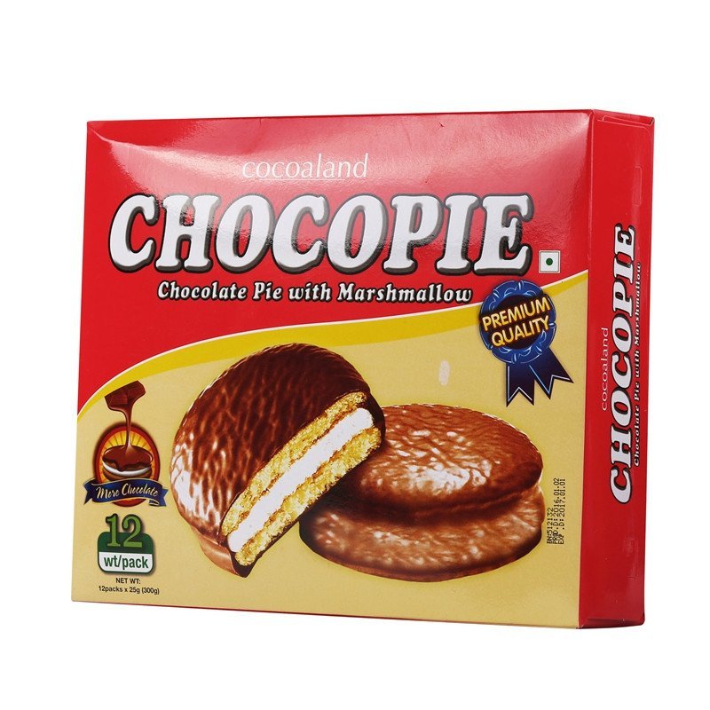 乐一百cocoaland 巧克力派300g 马来西亚进口