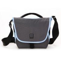 森林绿(Forest Green) 防水耐磨抗撕拉休闲摄影包 ENA-215 相机包 背包 蓝灰