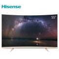 海信VIDAA（Hisense）LED55V1UC 55英寸VIDAA-TV标准版 4K超高清智能曲面电视（香槟金）