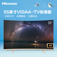 海信VIDAA LED55V1UC 55英寸曲面4K超高清 智能液晶电视机