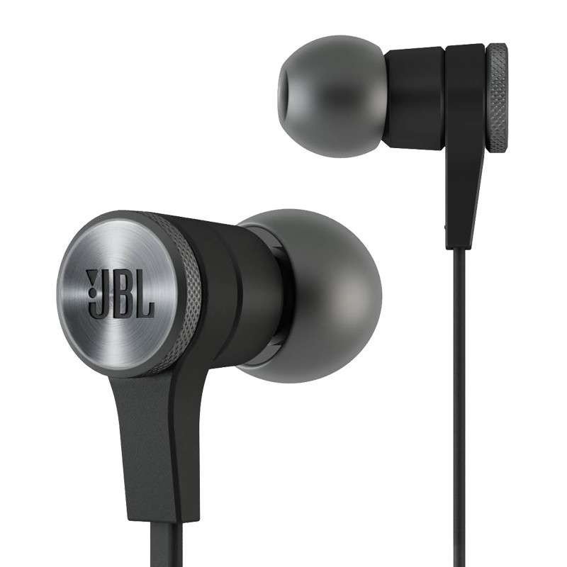 JBL SYNCHROS E10入耳式通话耳机 重低音手机电脑耳塞式运动通话耳机 黑色