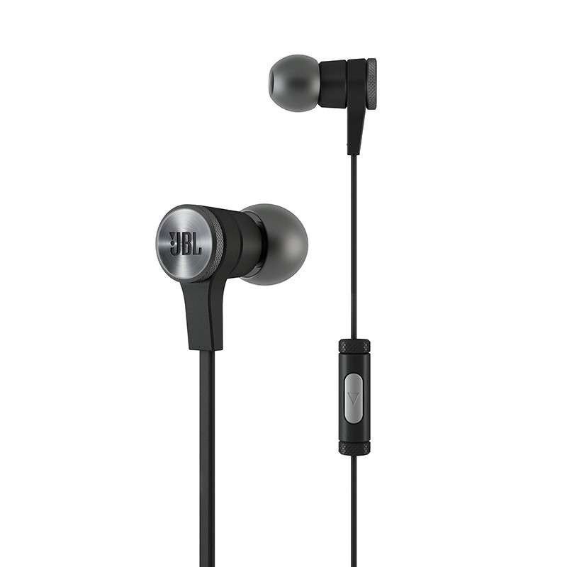 JBL SYNCHROS E10入耳式通话耳机 重低音手机电脑耳塞式运动通话耳机 黑色