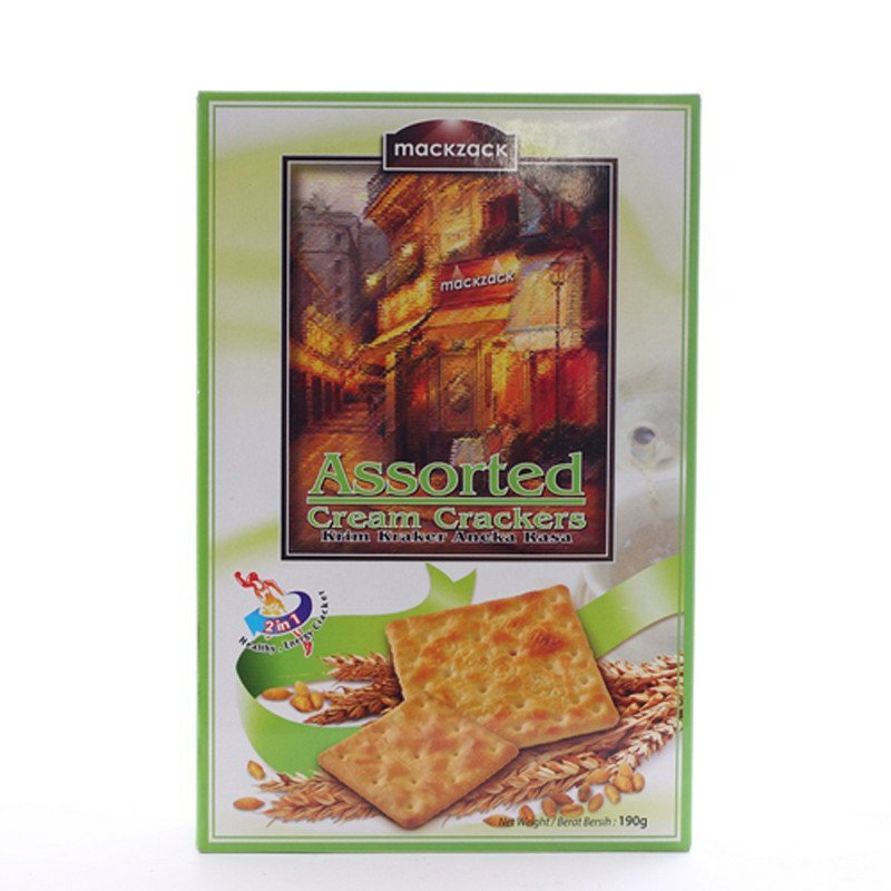 麦积奶油梳打饼干190g 马来西亚进口零食