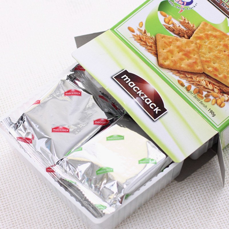 麦积奶油梳打饼干190g 马来西亚进口零食