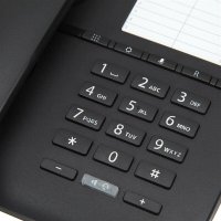 德国集怡嘉(Gigaset)原西门子品牌6005办公座机壁挂式固定电话家用电话机(黑色)