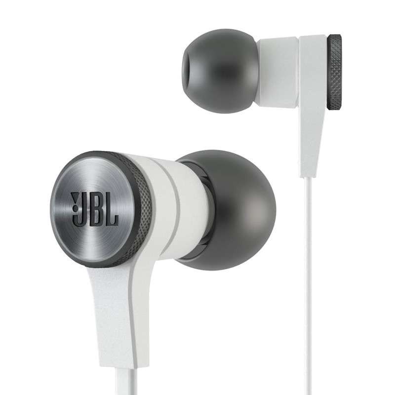 JBL SYNCHROS E10入耳式通话耳机 重低音手机电脑耳塞式运动通话耳机 白色