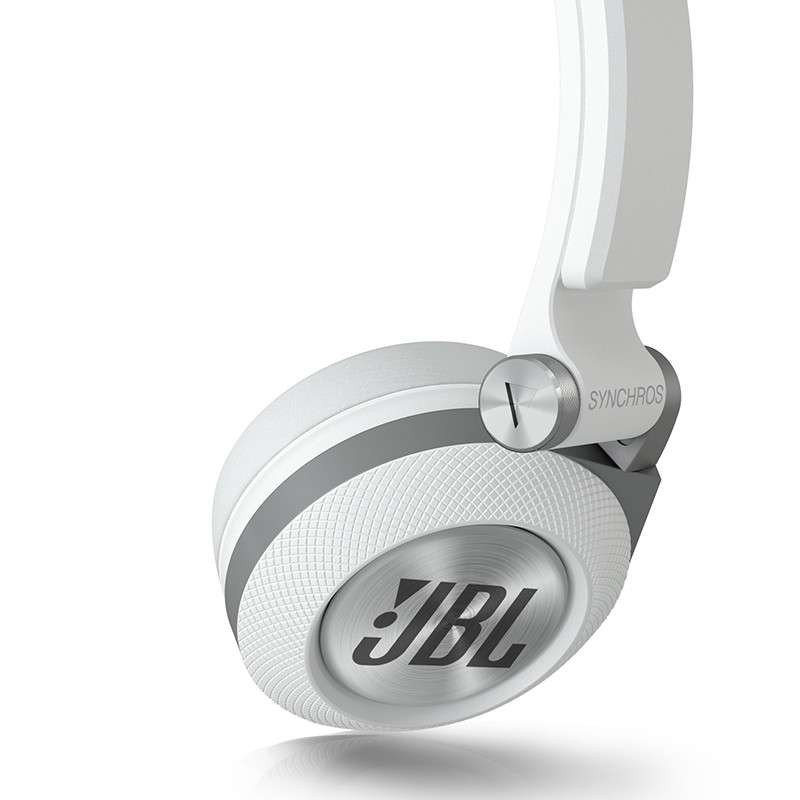 JBL SYNCHROS E30可折叠便携头戴式耳机 手机耳机 便携立体声电脑HIFI耳麦重低音 白色