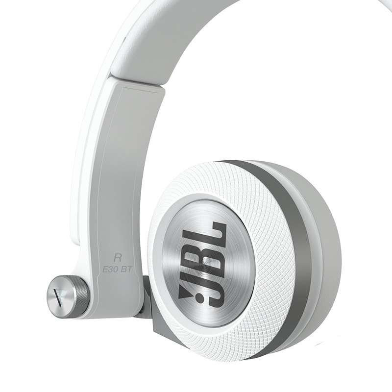 JBL SYNCHROS E30可折叠便携头戴式耳机 手机耳机 便携立体声电脑HIFI耳麦重低音 白色
