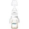 飞利浦 AVENT 新安怡宽口径经典PES奶瓶4oz/125毫升单个装带把手 SCF660/19 英国原装进口