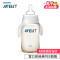 飞利浦 AVENT 新安怡宽口径经典PES奶瓶11oz/330毫升单个装带把手 SCF666/19 英国原装进口