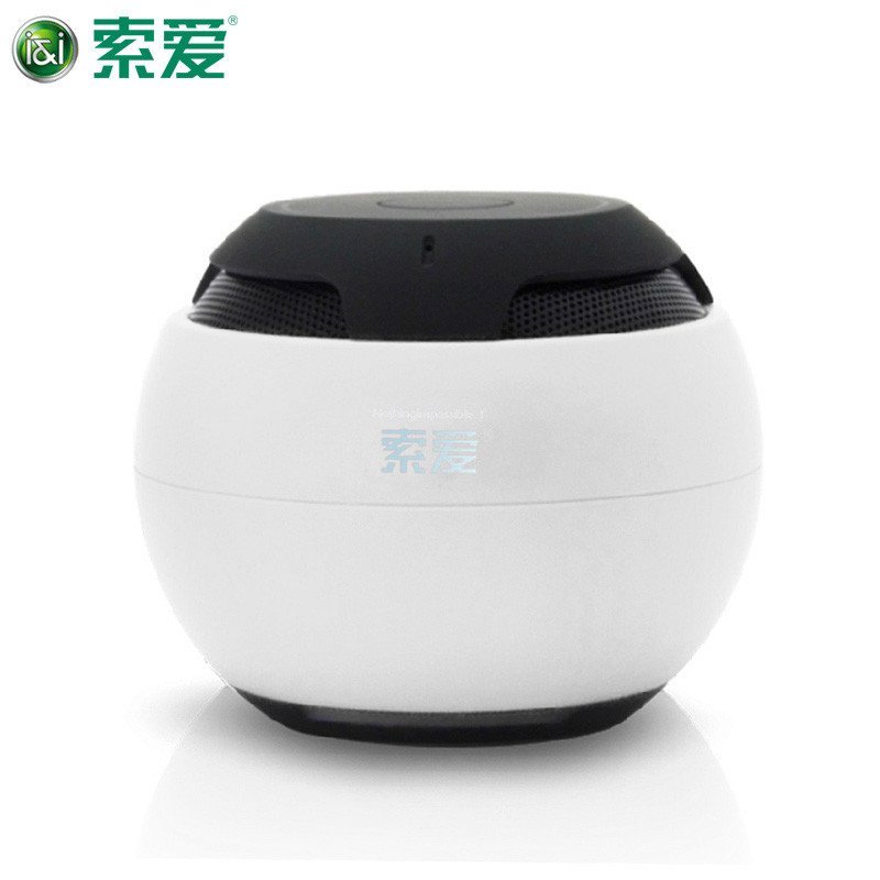 索爱 S-35无线蓝牙音箱4.0便携户外插卡音响迷你小钢炮手机低音炮 白色