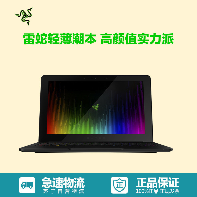 雷蛇(Razer)灵刃潜行版RZ09-01682E20 12.5英寸轻薄笔记本电脑(i7 8G 128G 2K 触屏)