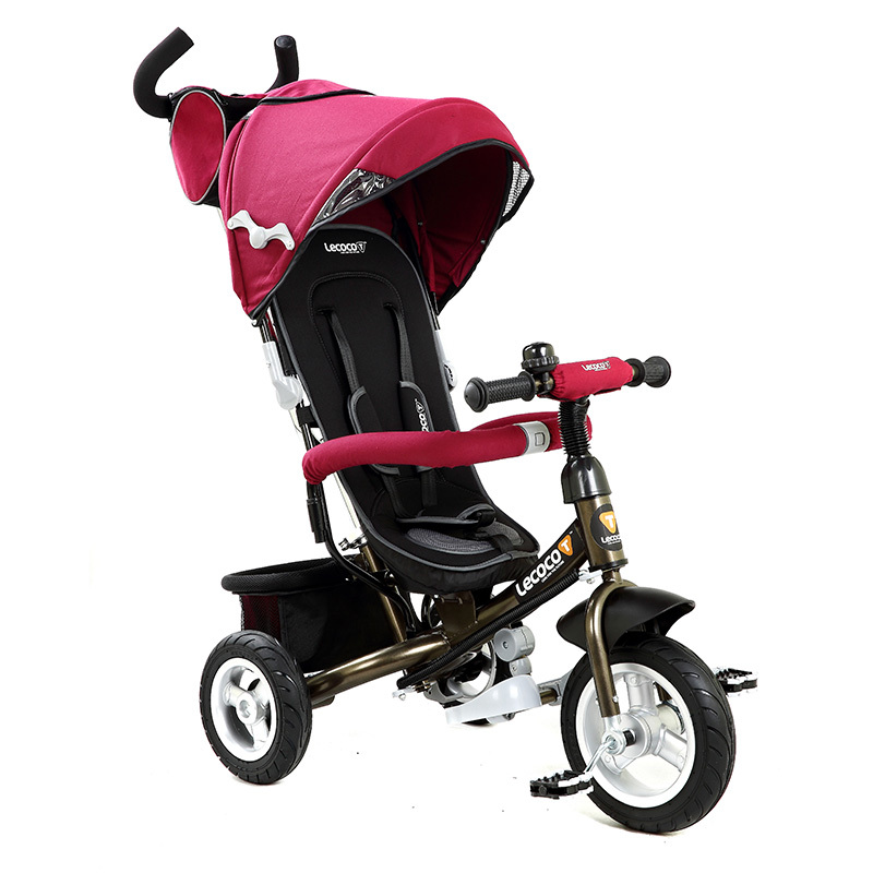 lecoco乐卡儿童多功能三轮车宝宝自行车童车婴儿手推车雷曼三代