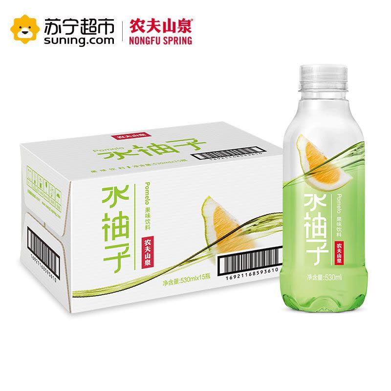 农夫山泉 水柚子果味饮料 530ml*15瓶 整箱图片