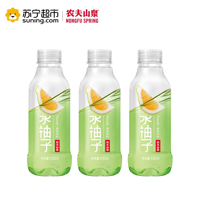 农夫山泉 水柚子果味饮料 530ml*15瓶 整箱