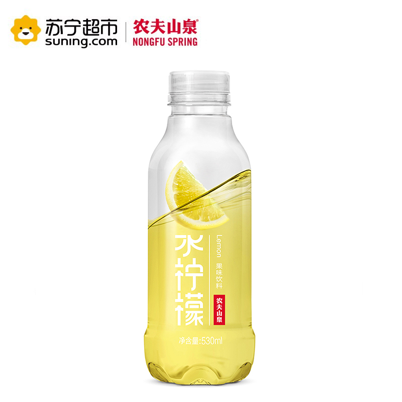 农夫山泉 水柠檬果味饮料 530ml*15瓶 整箱