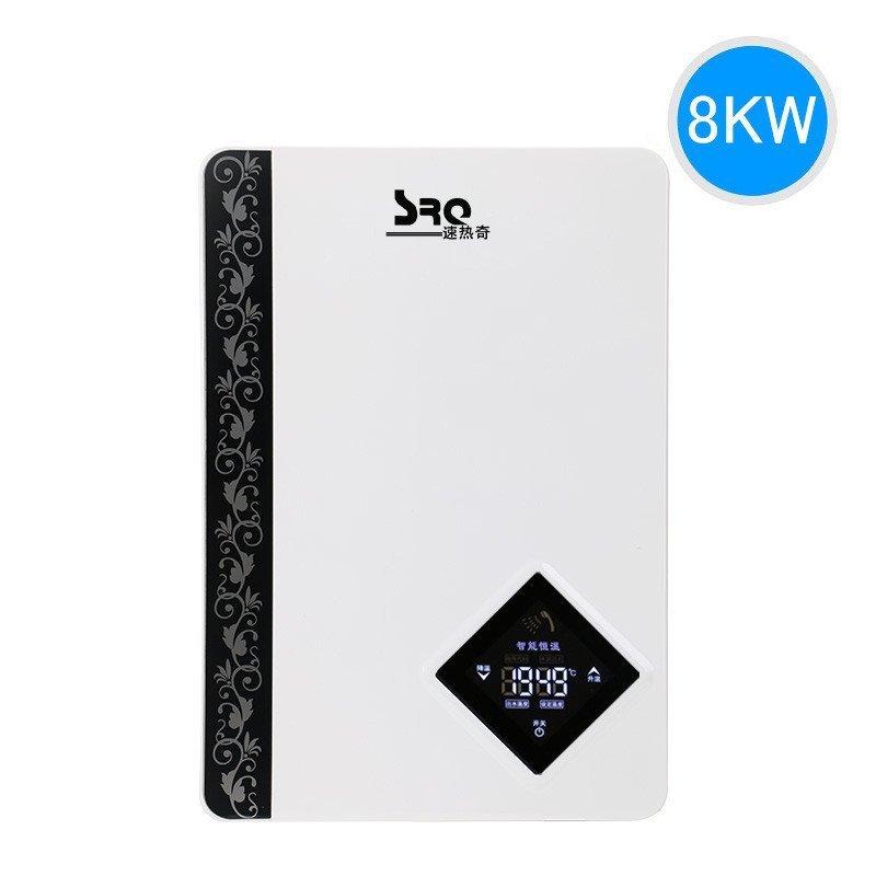 速热奇(SRQ)SRQ-9012即热式热水器红色 快速即热式电热水器 智能恒温 快热式电热水器