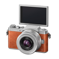 松下(Panasonic) DMC-GF8KGK (含12-32镜头)数码自拍相机 微单相机 橙色