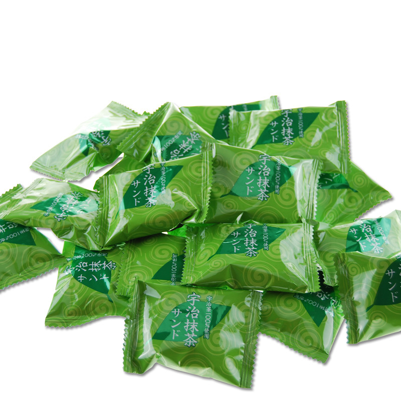 宝制果牌宇治抹茶夹心饼干小85g