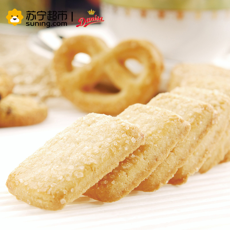 印尼进口皇冠(Danisa)丹麦曲奇饼干368g 进口休闲饼干 盒装